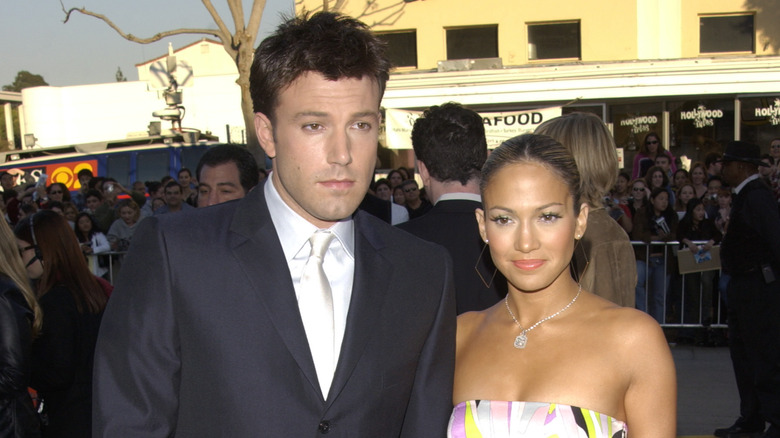 Jennifer Lopez and Ben Affleck on the red carpet