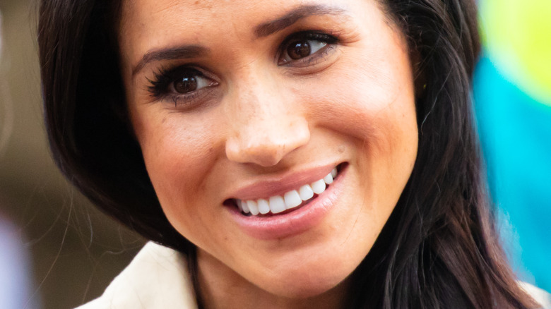 Meghan Markle smiling