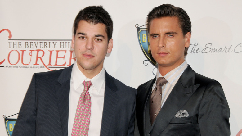 Rob Kardashian and Scott Disick posing