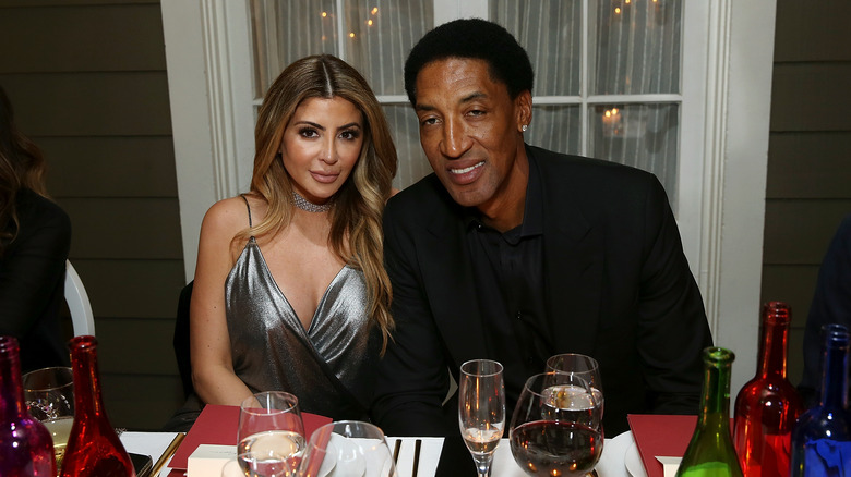 Larsa Pippen and Scottie Pippen attending All Star dinner