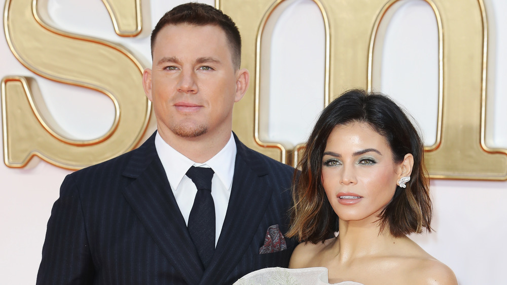 Channing Tatum and Jenna Dewan smiling