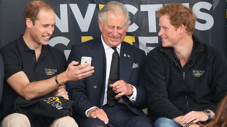 Prince Charles and his sons