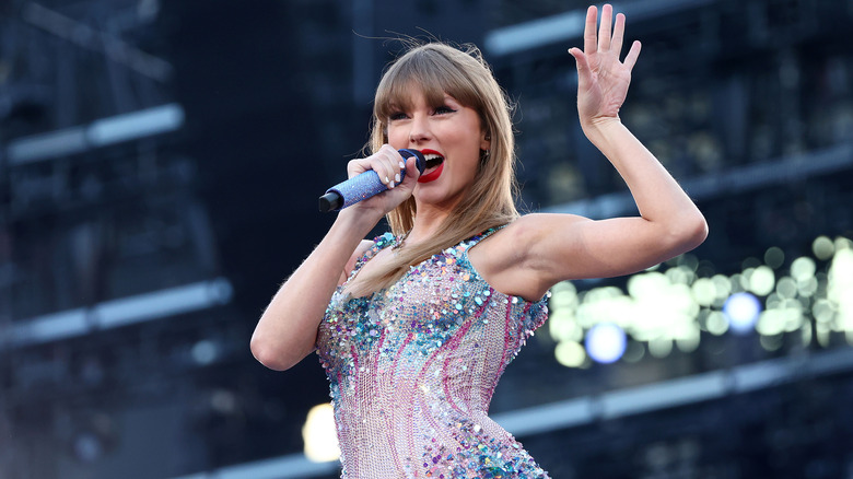 Taylor Swift sequined bodysuit