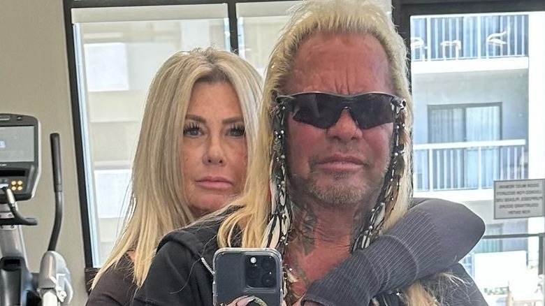 Francie Frane and Duane Chapman mirror photo