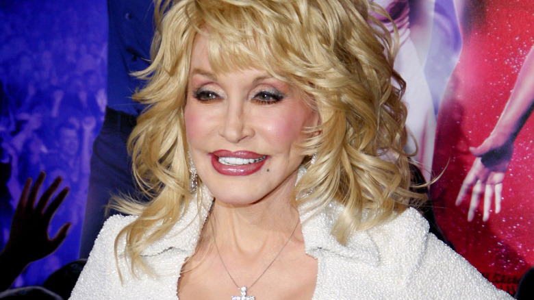 Dolly Parton posing 2012