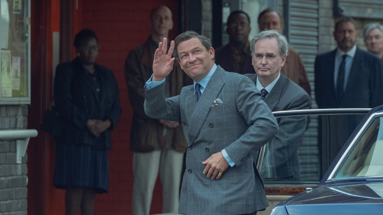 Dominic West as Prince Charles in The Crown