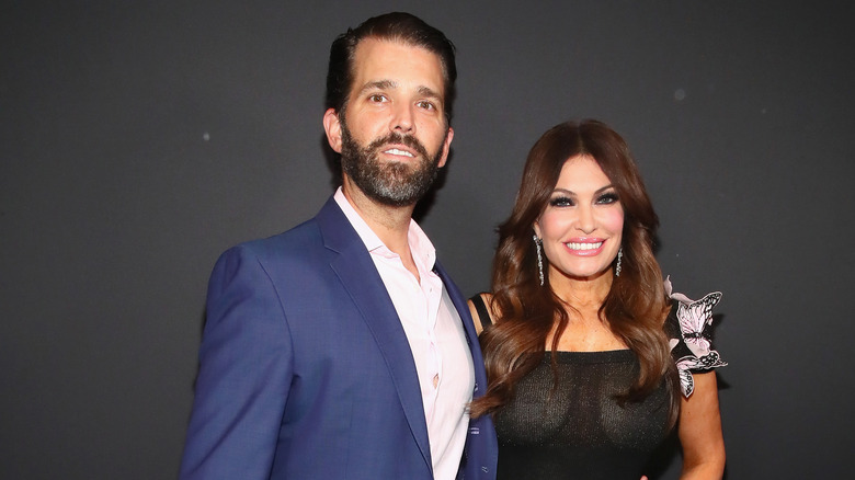 Donald Trump Jr. and Kimberly Guilfoyle smiling