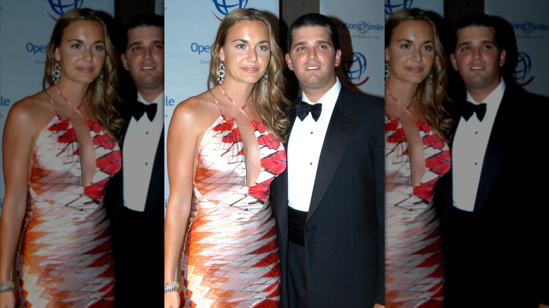 Vanessa Haydon and Donald Trump Jr. attending Operation Smile's "Smile Collection" 2004 Couture Event at Whitney Museum's Robert J. Hurst Family Gallery