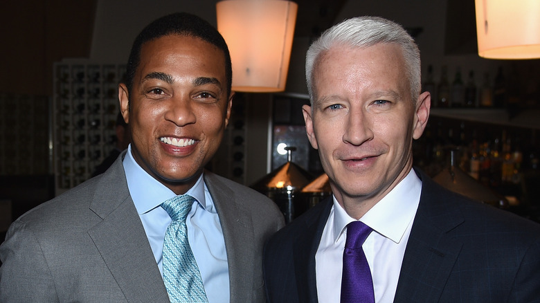 Don Lemon and Anderson Cooper suits