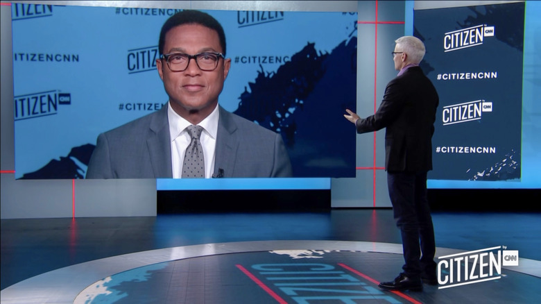 Don Lemon and Anderson Cooper talking