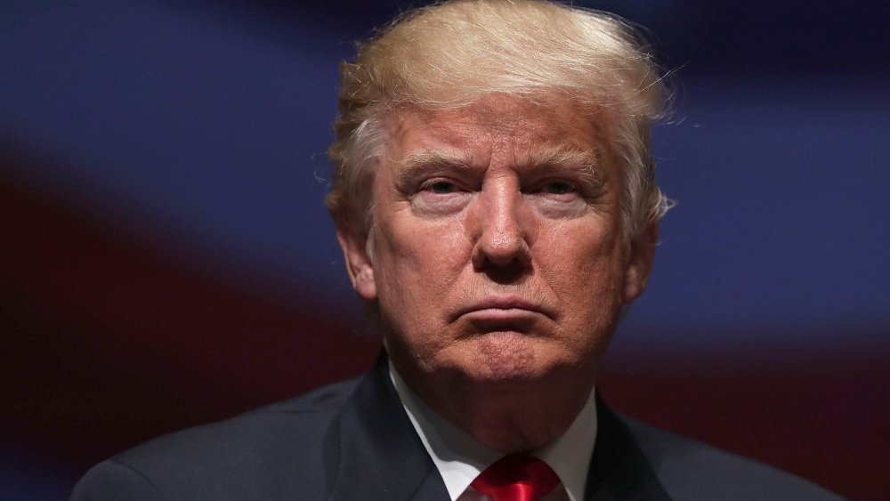 Donald Trump at a campaign event in Virginia Beach, VA in 2016