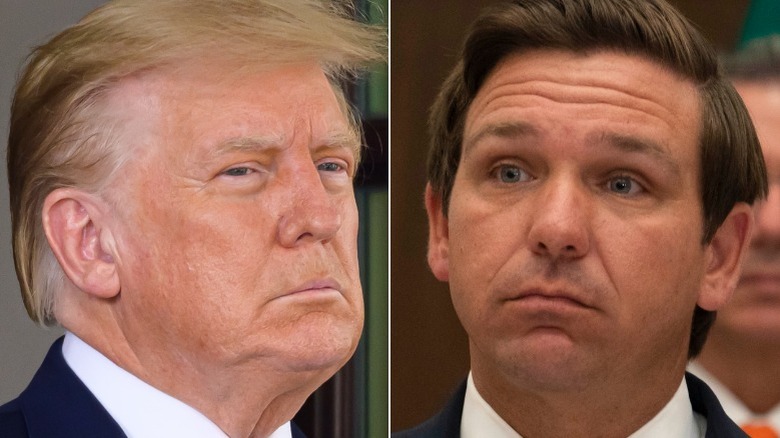 Donald Trump and Ron DeSantis