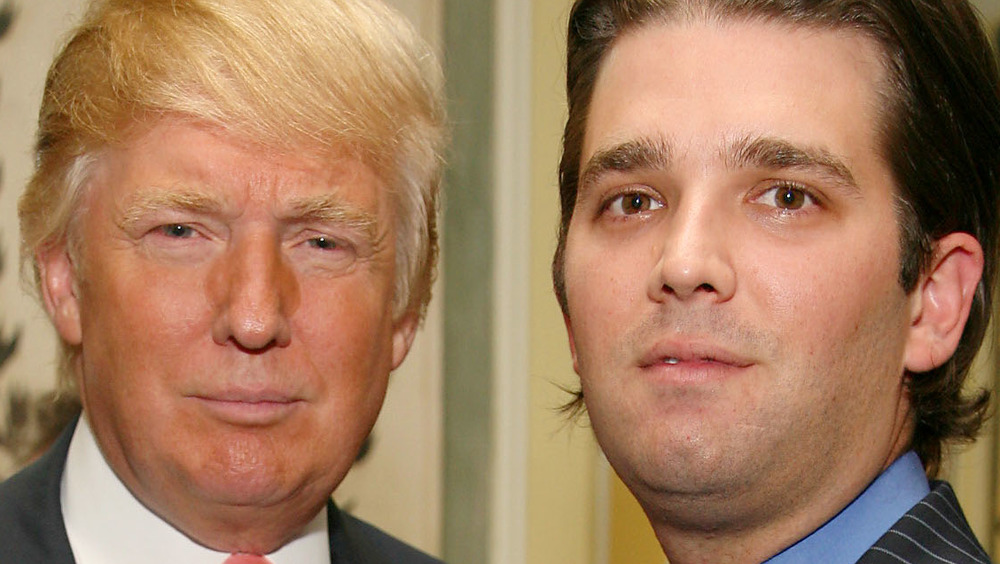 Donald Trump and his son Donald Trump Jr.