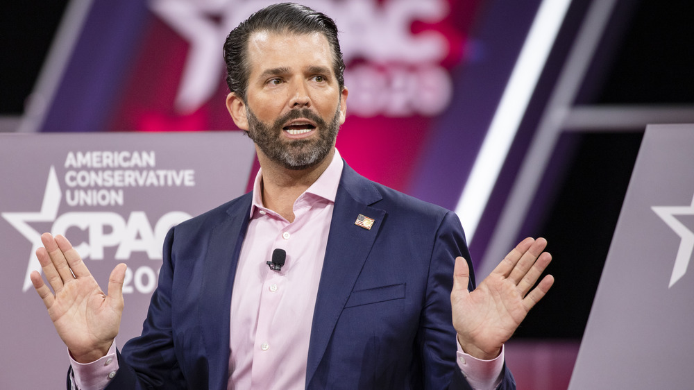 Donald Trump Jr. speaking