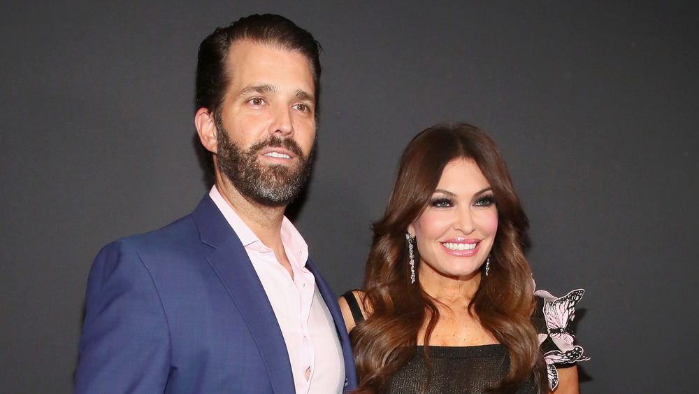 Donald Trump Jr.Kimberly Guilfoyle smiling