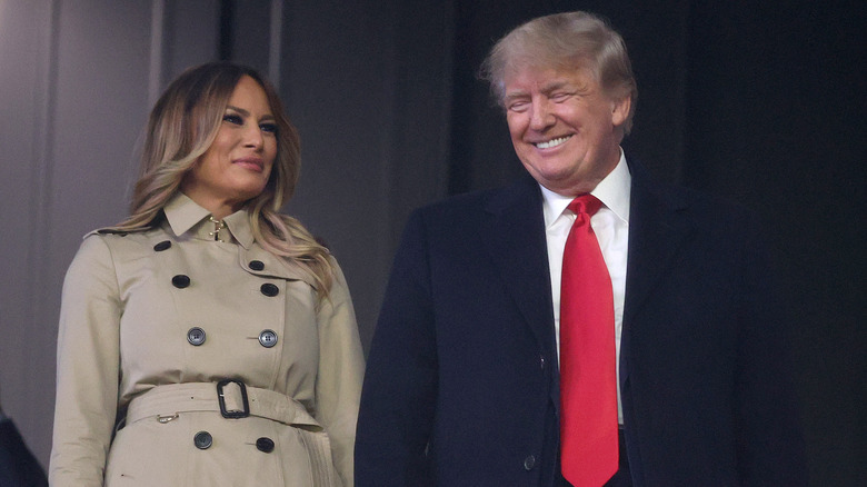 Donald and Melania in Atlanta