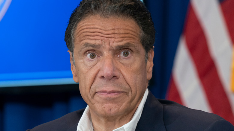 Andrew Cuomo during a 2020 briefing