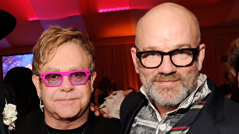 Elton John and Michael Stipes