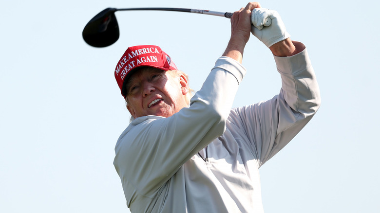 Donald Trump golf swing