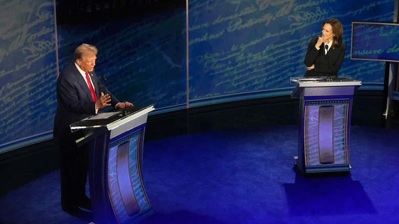 Harris sneers at Trump during debate