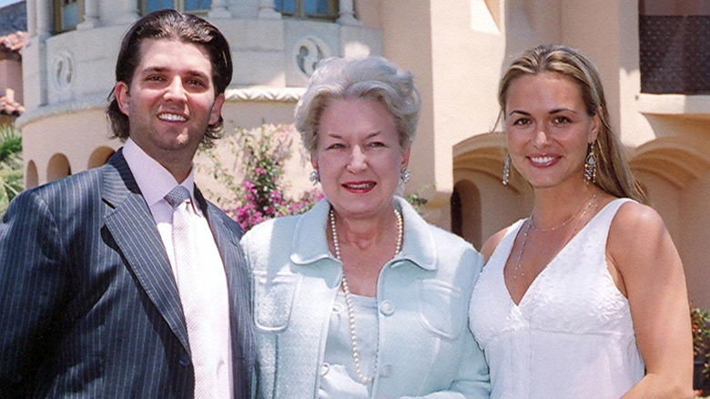 Donald Trump Jr and Maryanne Trump formal