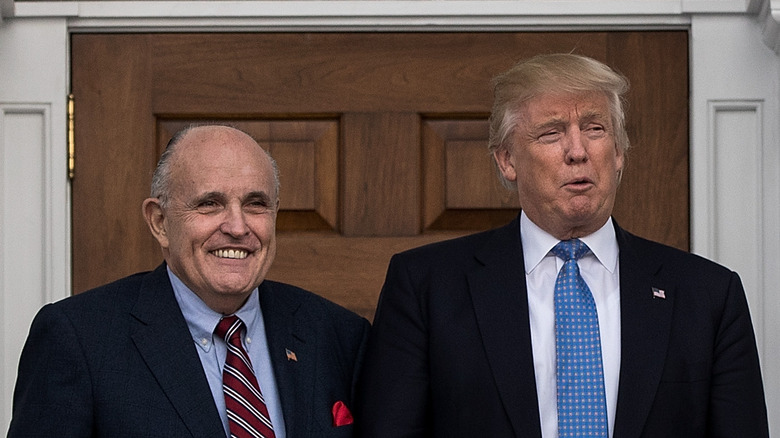 Rudy Giuliani and Donald Trump smiling 