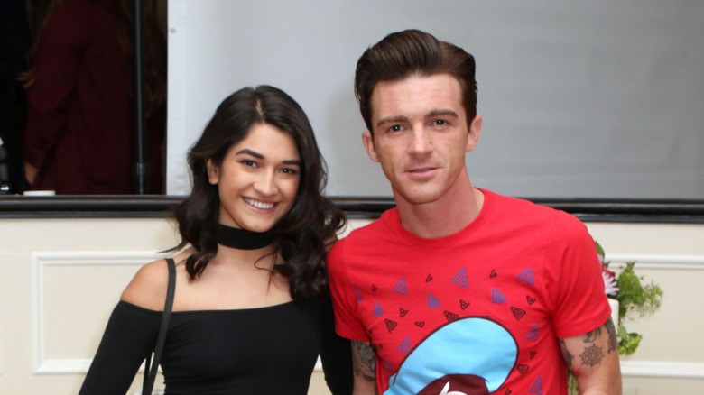 Janet Von Schmeling and Drake Bell posing