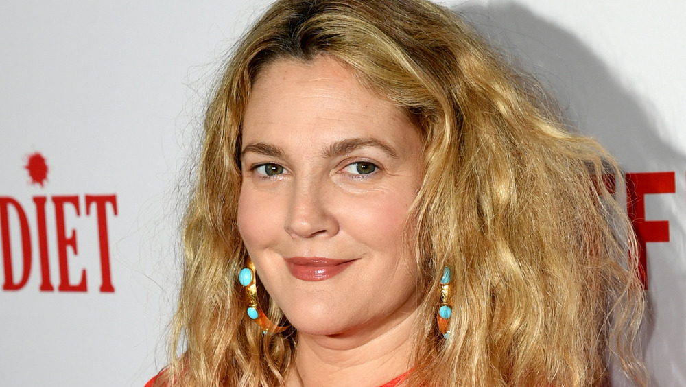 Drew Barrymore smiling