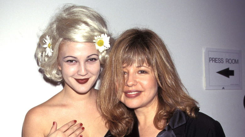 Drew Barrymore teenager and mom Jaid Barrymore