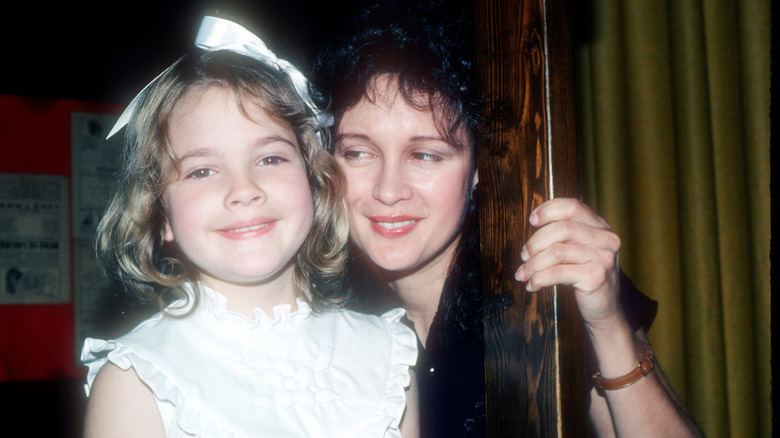 Drew Barrymore child with mom Jaid Barrymore