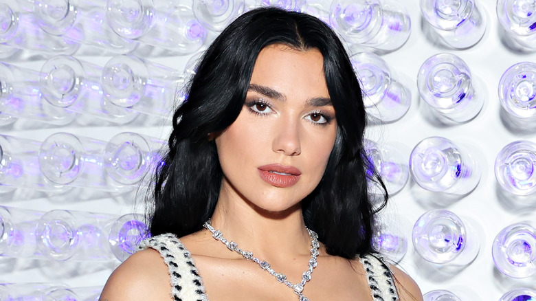 Dua Lipa black hair