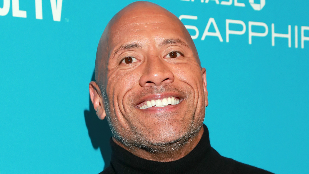 Dwayne The Rock Johnson on the red carpet