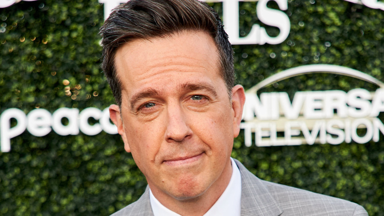 Ed Helms smiling sophisticated 