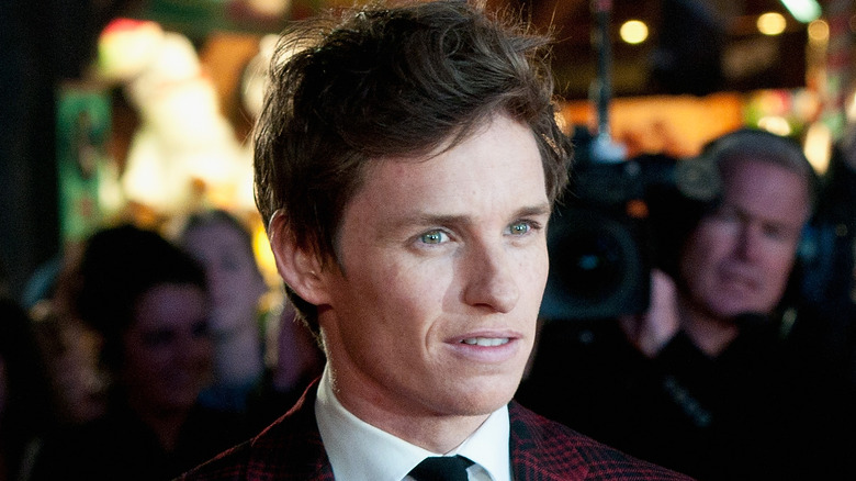 Eddie Redmayne at premiere 