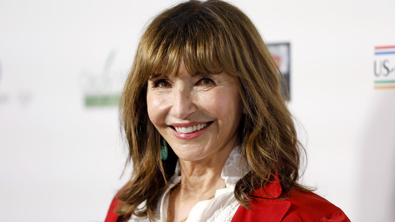 Mary Steenburgen smiling at event