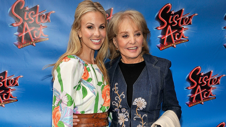 Elisabeth Hasselbeck and Barbara Walters