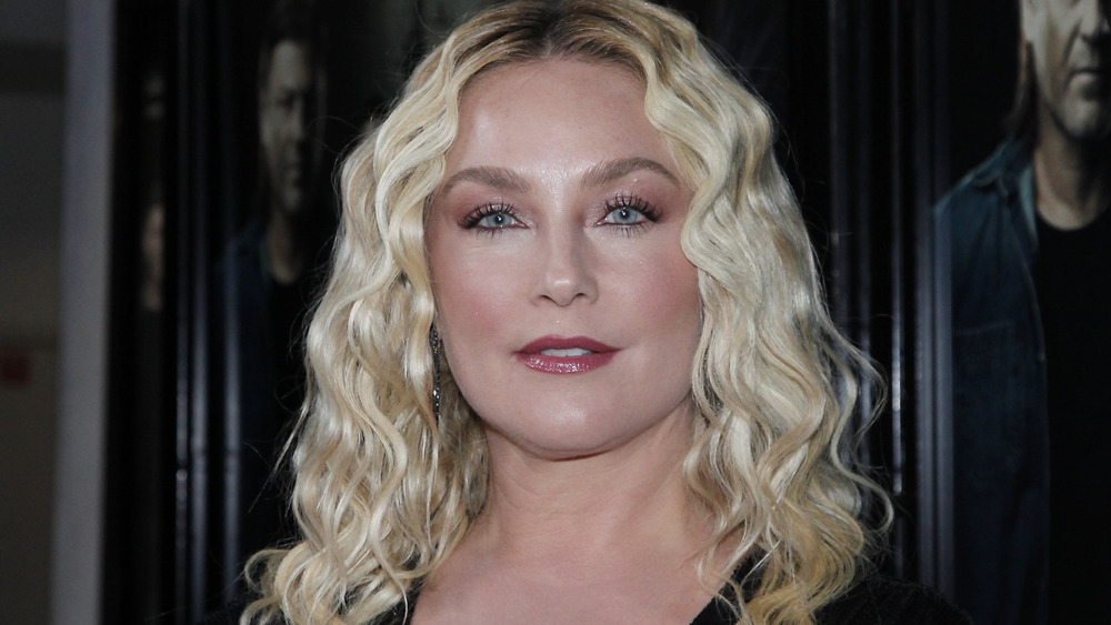 Elisabeth Rohm staring