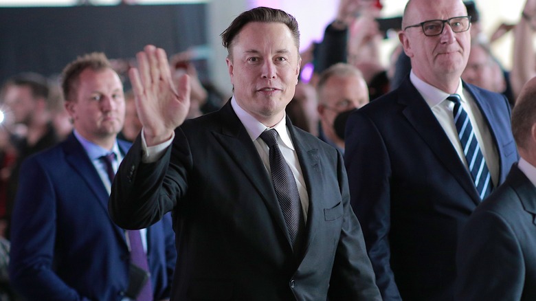 Elon Musk attends opening of new Tesla plant in Germany