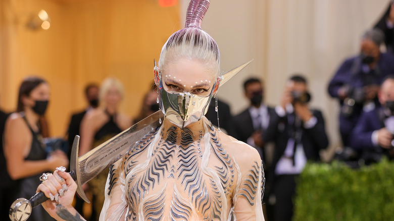 Grimes attending Met Gala