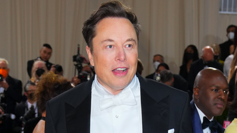 Elon Musk looking surprised