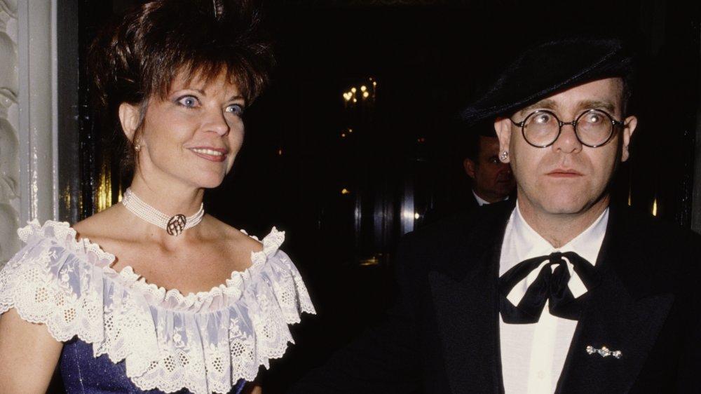 Elton John and Renate Blauel