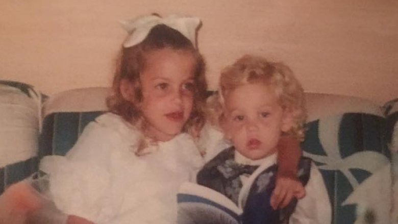 Riley Keough with little brother Benjamin