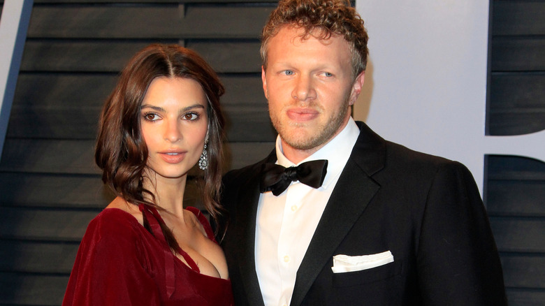 Emily Ratajkowski and Sebastian Bear-McClard in 2018