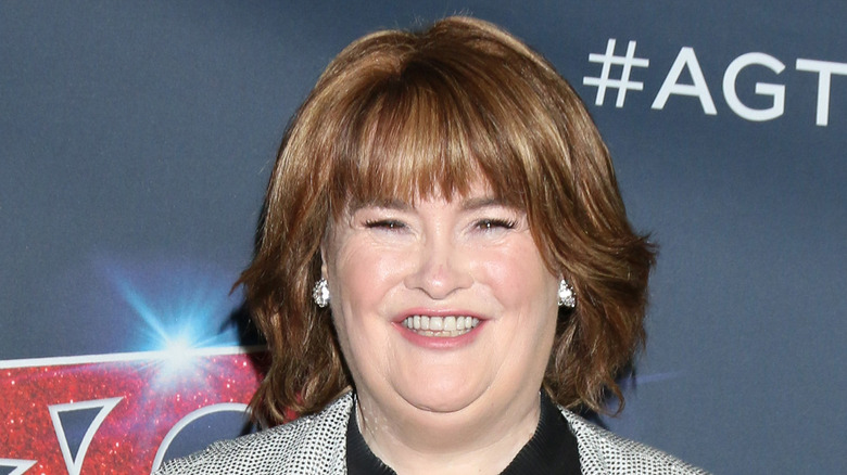 Susan Boyle poses for a photo