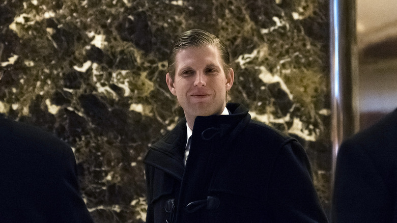 Eric Trump smirking 