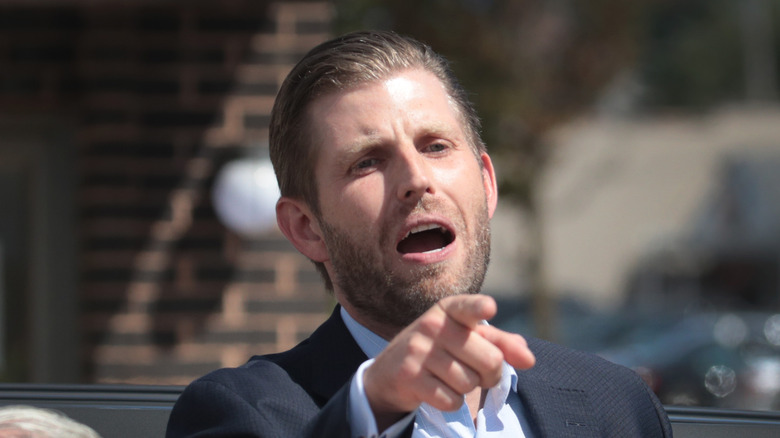 Eric Trump pointing