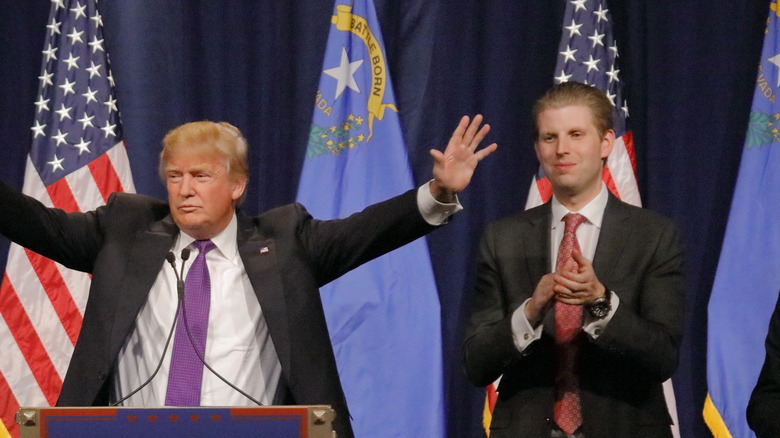 Eric Trump with Donald Trump