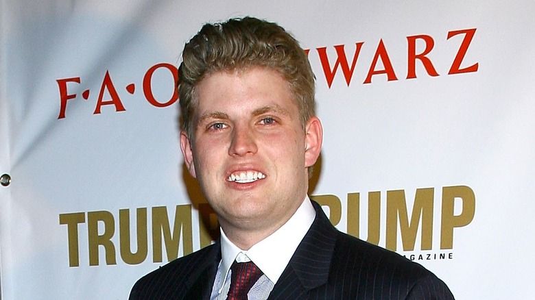 Eric Trump posing