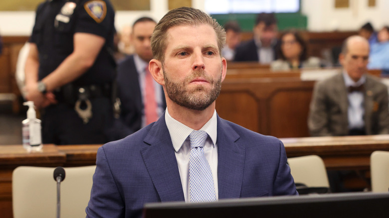 Eric Trump in court