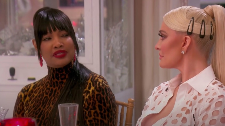 Garcelle Beauvais and Erika Jayne on RHOBH